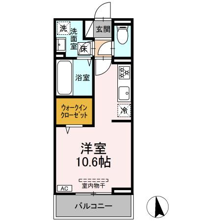 【間取り】 | ディアライズ小郡船倉町B棟 