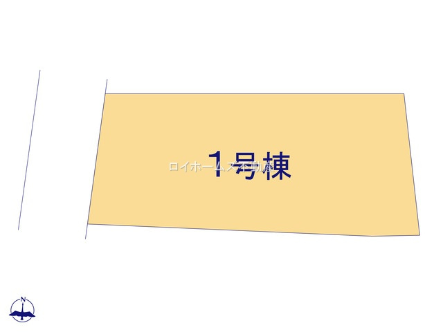 【区画図】 | 一宮市大和町妙興寺字東市場1069-2『仲介料無料』新築戸建て | 1号棟