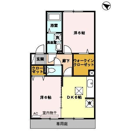 グランドソレイユ（下硯川）の間取り