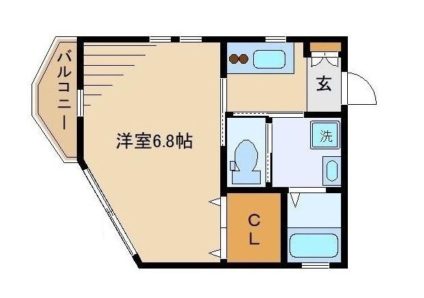 アクセス弥生弐番館の間取り|間取りです。