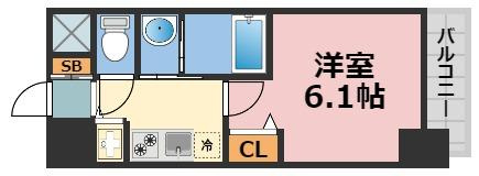Live Casa本町の間取り