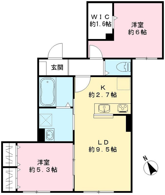 ラパン・ドゥの間取り