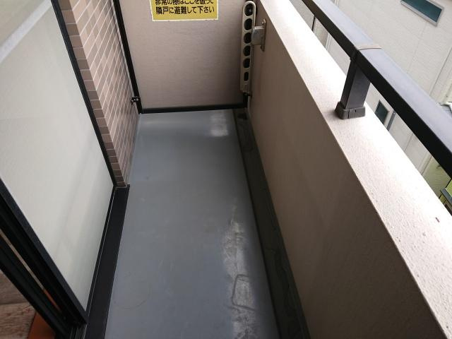 阿部松島マンションのバルコニー