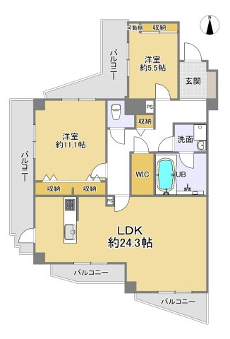 【間取り】の画像