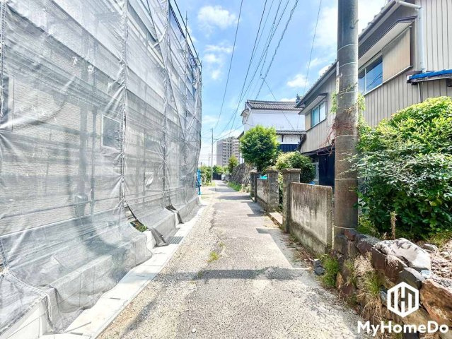 守山区瀬古東3丁目の前面道路含む現地写真
