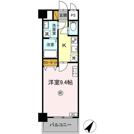 ＧＲＡＮＤ　ＲＩＳＥ　住居の間取り