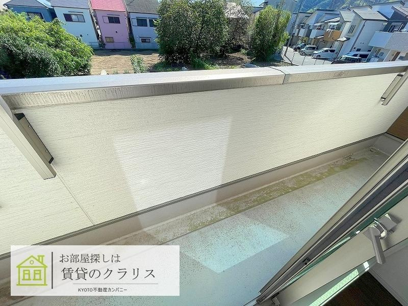 セントフィオーレ西山天王山のバルコニー