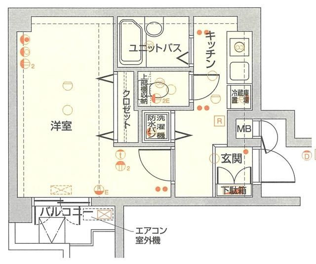 グランヴァン池袋西の間取り|間取りです。