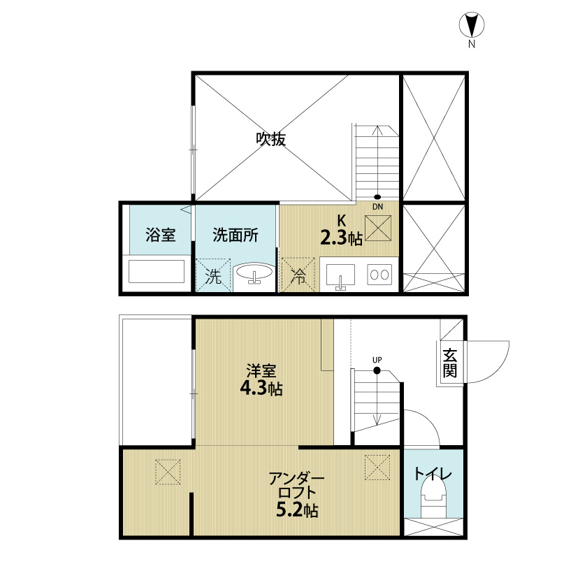 Lemuriaの間取り