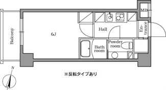 【間取り】 | 新品家具付きマンション中村6(KaGood東京) | ※間取りと異なる場合は現状を優先します。