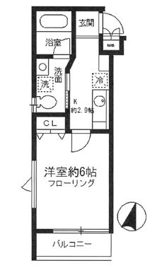 グランアセット月島の間取り
