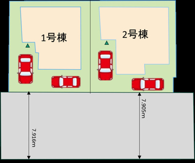 【区画図】 | 戸畑区沖台2丁目1期 | 【提携ローン利用可能】家賃と比べてください！金利0.6％台から提案可能です。家電費用やリフォーム費用も組み込めます。金利の高い車のローンもおまとめ提案できます(*^-^*)