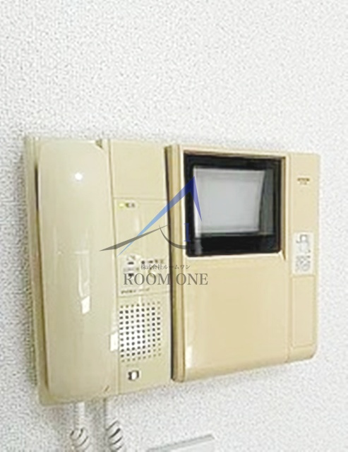プラザ中落合 のセキュリティ|モニター付きインターホンです。