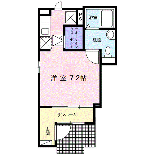 ライツ与野鈴谷の間取り