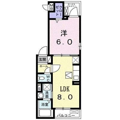 レジデンス　マイの間取り