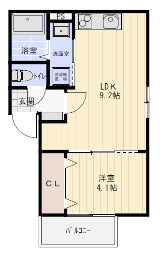 Favoloso花畑Ⅰの間取り