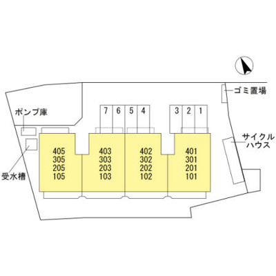 【区画図】 | 中百舌鳥グリーンハイツ