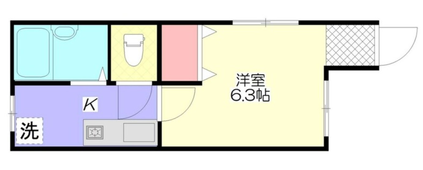 フローラ東小岩の間取り