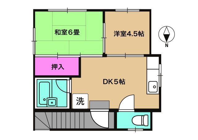 ハイツシンの間取り