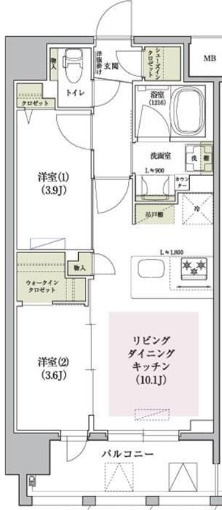 アーバネックス大阪天満宮Ⅱの間取り