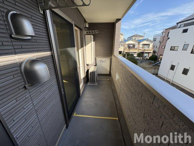 リベルテ東助松のバルコニー