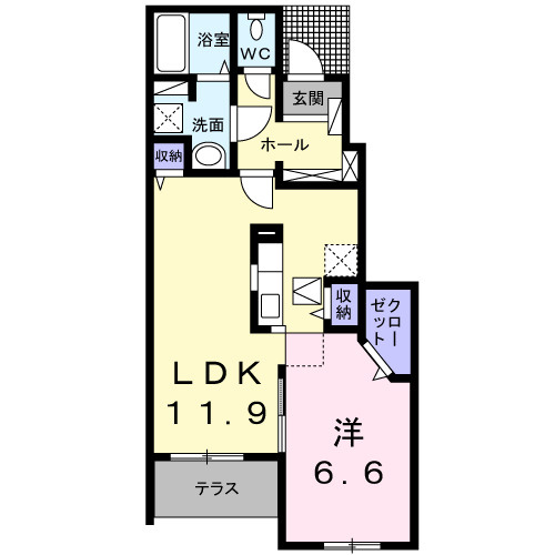 イルミナールの間取り