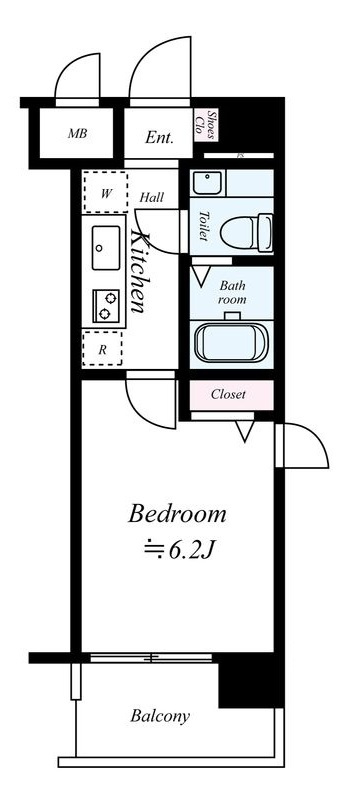 ステージグランデ新高円寺の間取り|間取りです。