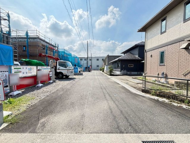 タマタウン　瑞穂市十九条　全4区画分譲の前面道路含む現地写真|「現地（2026年9月18日）撮影」　
■前面道路　
■ヤマダ不動産　株式会社リライフ