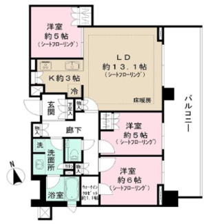【間取り】 | ヴィークステージ南馬込桜並木通り