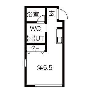 Ludens東新町の間取り|間取りです。