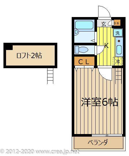 グローリーハイツⅠの間取り