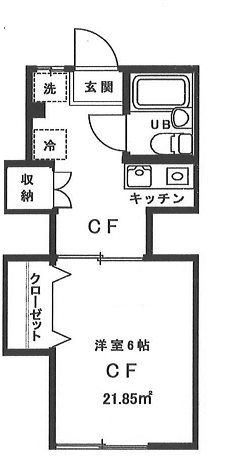 ハイツローゼ の間取り|間取りです。