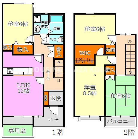 ヴィラクレストの間取り