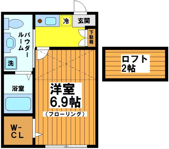 【間取り】 | アメリカンリバティー明大前