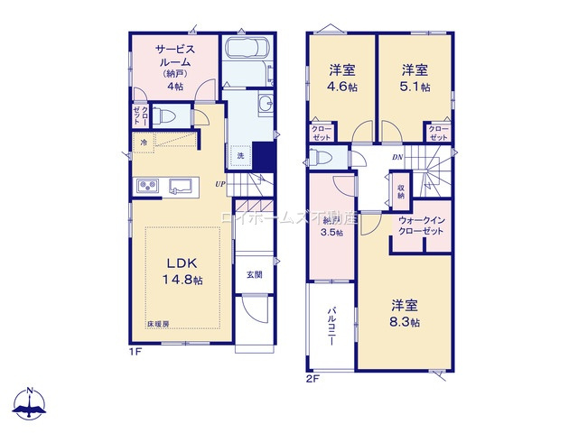 【外観】 | 名古屋市熱田区八番２丁目903『仲介料無料』新築戸建て