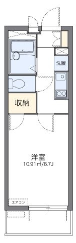 レオパレスグランドールの間取り