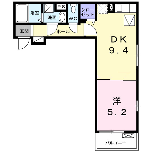 メゾン　ド　クレールの間取り
