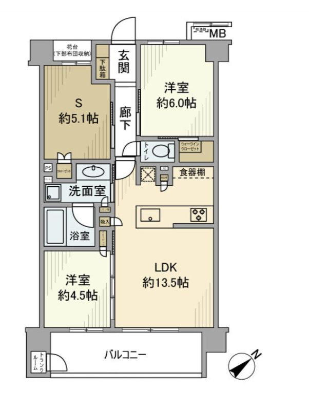 エクセレントシティ押上の間取り