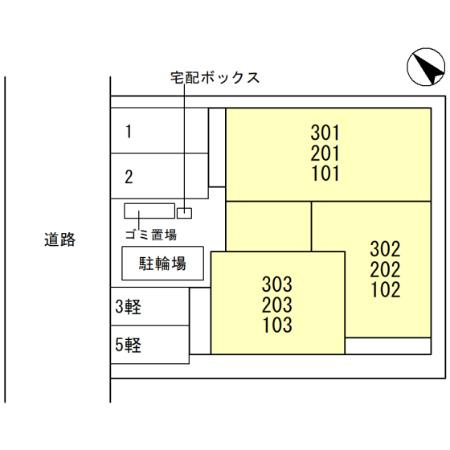 【区画図】 | South Auberge(ｻｳｽｵｰｳﾞｪﾙｼﾞｭ)