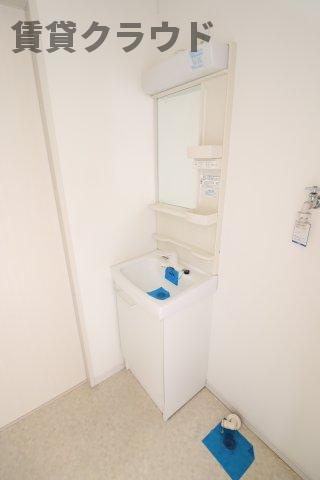 ファミリエールエム本千葉の設備|洗面台があると手を洗ったり便利ですよね！