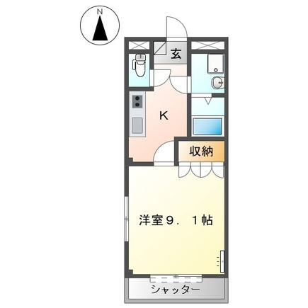 プランドールＡ（上里）の間取り