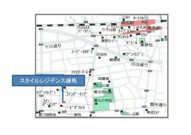 スタイルレジデンス練馬の地図