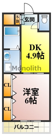 ハイネⅡ番館の間取り