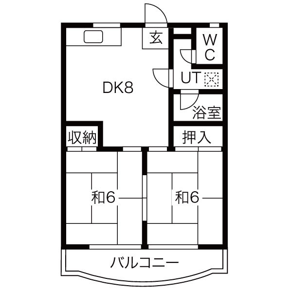レジデンス光和104の間取り