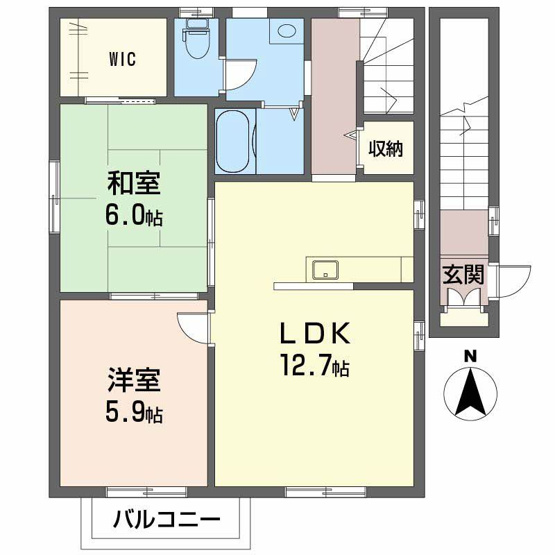 【間取り】 | グランコート久万ノ台 Ｏ棟