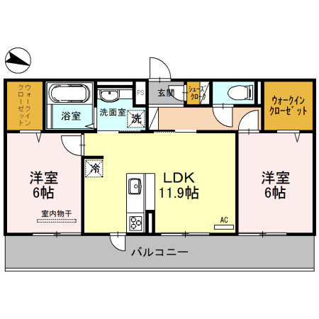 シャルマンコート ドゥの間取り