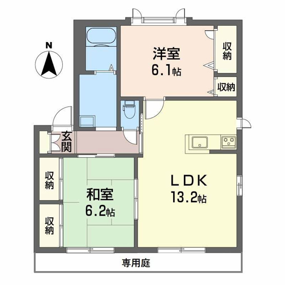 【間取り】 | ウエストフィールド Ｃ棟