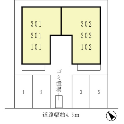 【区画図】 | カーサ海岸通り