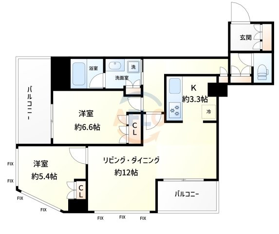 ディーグラフォート大阪NYタワー肥後橋の間取り|ディーグラフォート大阪NYタワー肥後橋　間取り