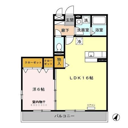 グランメールＫの間取り